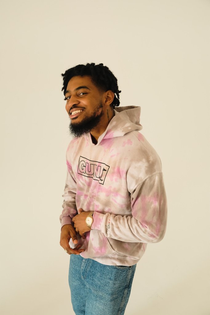 Pink/Grey GUIN x Saint Luis Hoodie